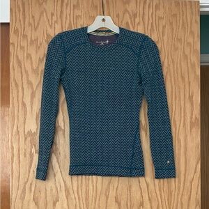 Smartwool Women's Chevron Crew Neck Long Sleeve Top